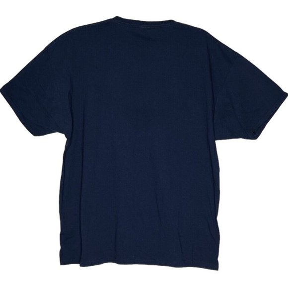 Universal Studios T-Shirt Men's Size 2XL Navy Blue Short Sleeve Crew Graphic Tee - Picture 2 of 4